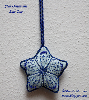 Star Ornament (side 1) 10/21/12