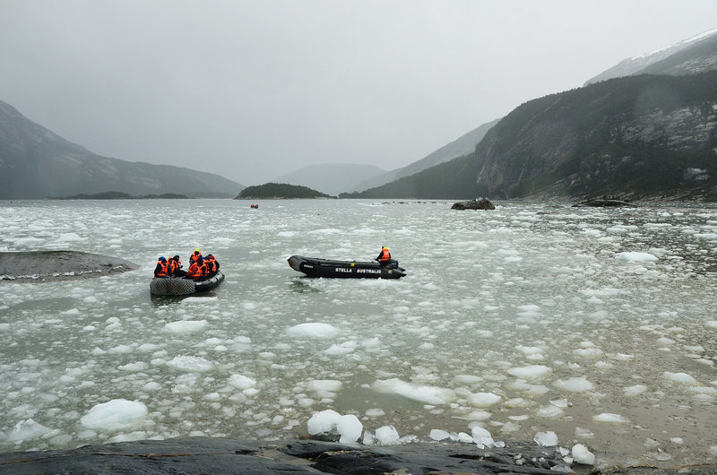 Landing...Pia Glacier