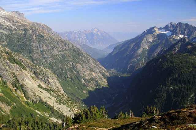 Stehekin River Valley from Sahale Arm