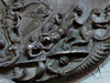 st.petrock, exeter,remains of memorial removed from st.kerrian's church here in exeter. the tomb is by weston, c.1717 and in common with other memorials by him , has a pendant scene of the last judgement