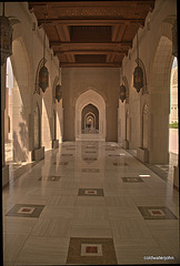Sultan Qaboos Mosque The Avenue of Mosaic wall niches