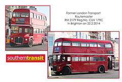 Southern Transit - Routemaster RM 2179 - Brighton - 22.2.2014