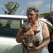 Boris the baby wombat & Maureen