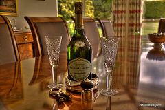 Still Life with champagne