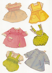 English Baby Paper Dolls