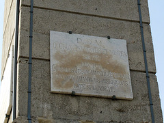 La Croix de Provence plaque