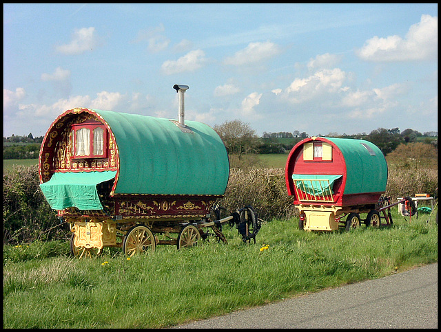 old gypsy caravans