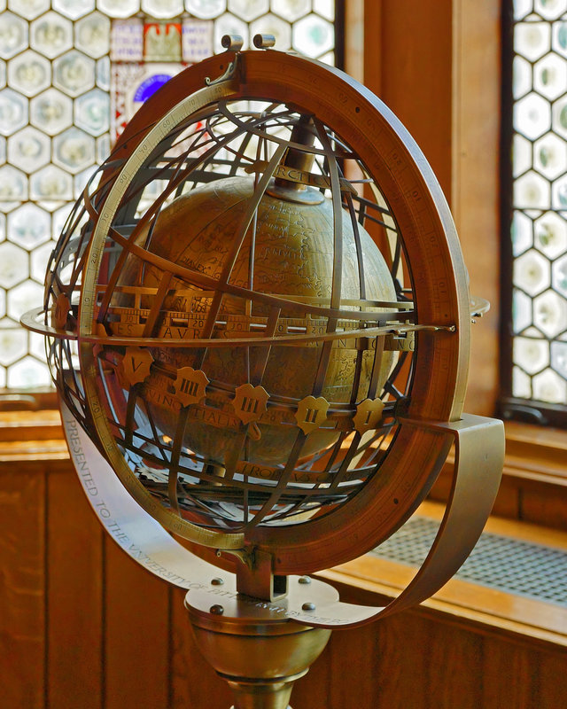 Astrolabe in the Polish Room – Cathedral of Learning, University of Pittsburgh, Forbes Avenue, Pittsburgh, Pennsylvania