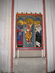 Gertrudis-Altar in der Kirche St. Jacobi