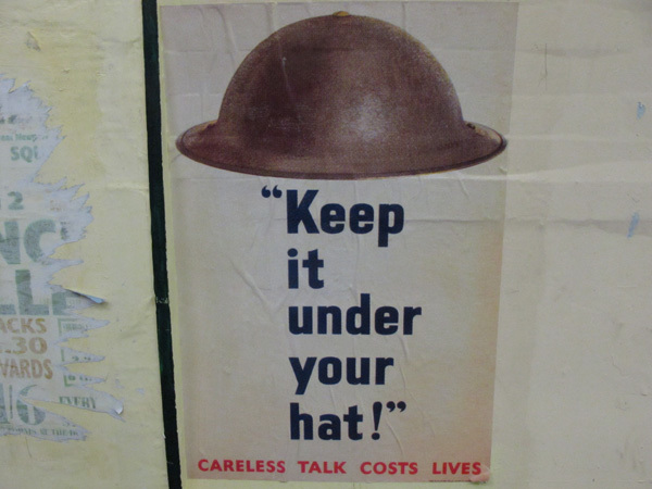 Keep it under your hat