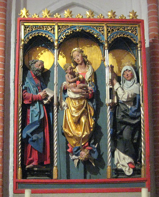 Gertrudis-Altar in der Kirche St. Jacobi