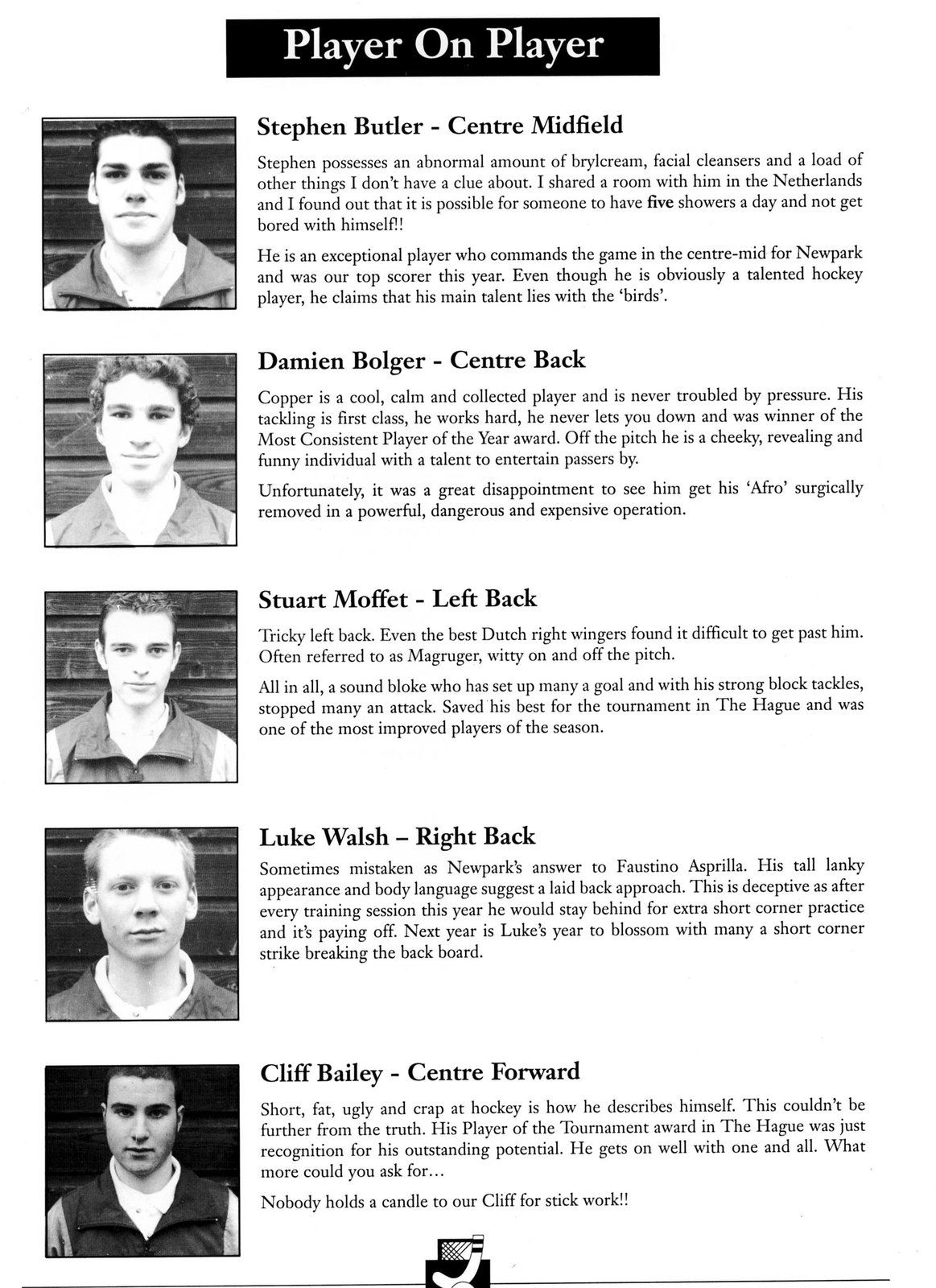 Newpark Seniors 1996/7