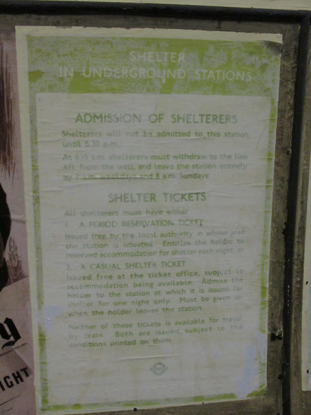 Conditions for shelterers