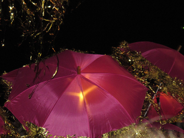 Pink parasols