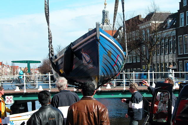 Boat out of the water