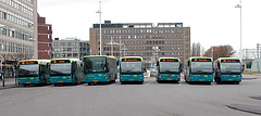 Busses at Leiden Station