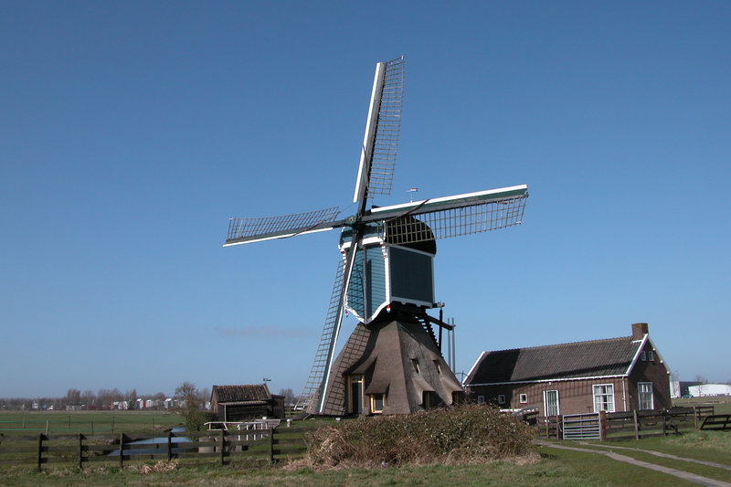 Grote Molen near the Heineken brewery at Zoeterwoude