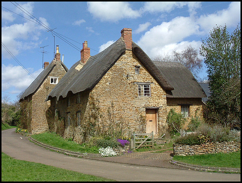 thatched country cottages
