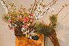 Ikebana With Cherry, Pine, Rose and Carnation – National Arboretum, Washington, DC