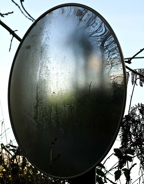misted mirror