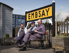 The Embsay and Bolton Abbey Steam Railway Crew