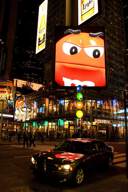 Times Square at night