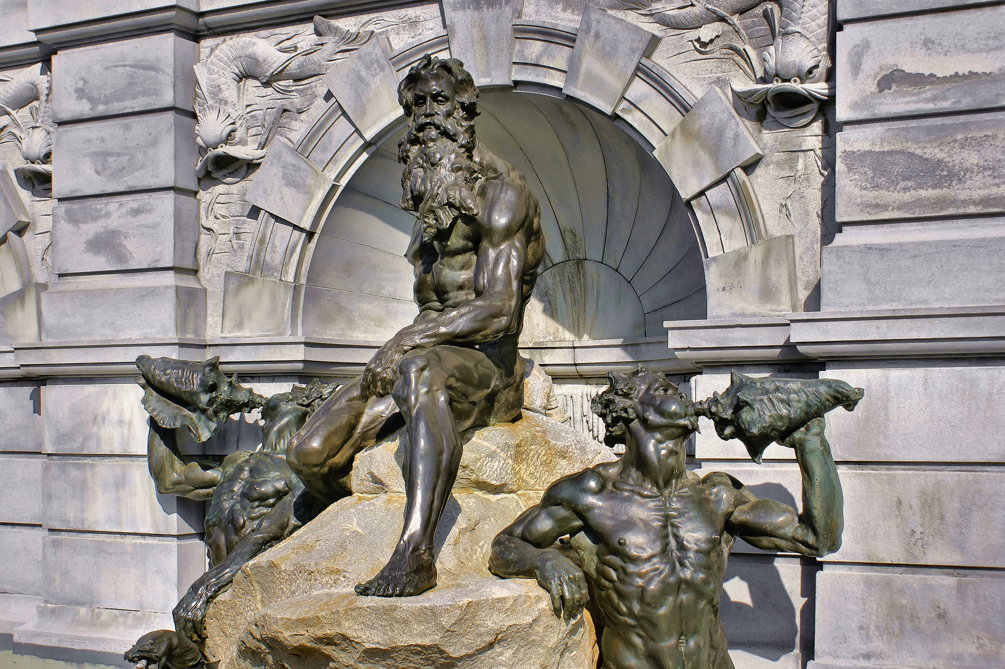 King Neptune and the Tritons – Library of Congress, Capitol Hill, Washington, DC