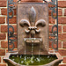 Fleur-de-lys Fountain – President James Monroe's Law Office, Fredericksburg, Virginia