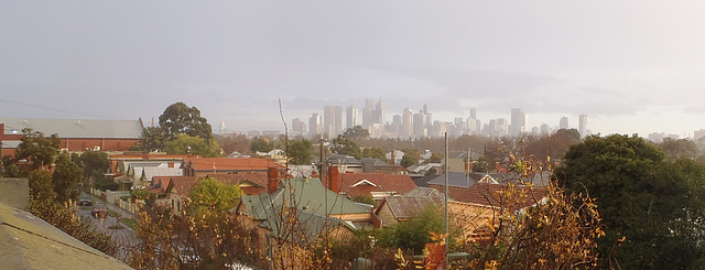 wintry Melbourne