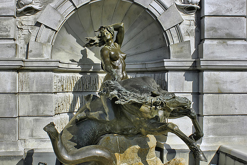 Riding a Wild Sea Horse  – Library of Congress, Capitol Hill, Washington, DC