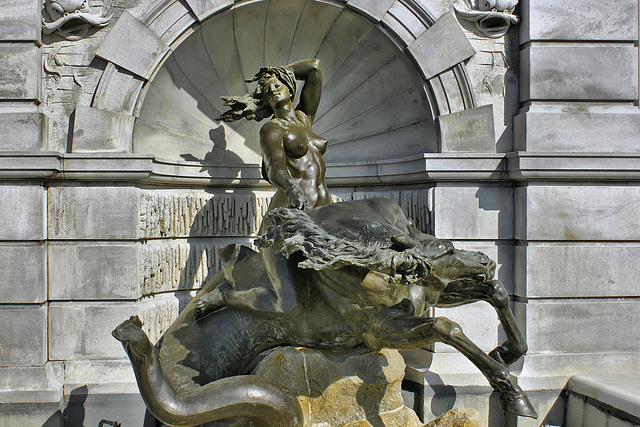 Riding a Wild Sea Horse  – Library of Congress, Capitol Hill, Washington, DC