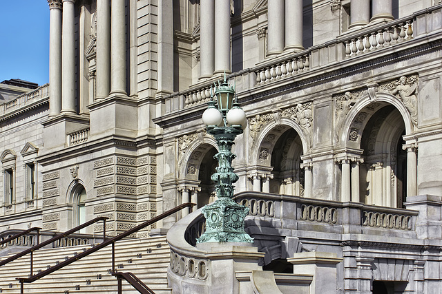 Portico of the Library of Congress – Capitol Hill, Washington, DC