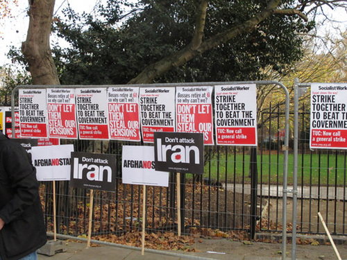 Placards, Lincoln's Inn Fields