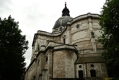 brompton oratory, london,built as the oratory of st.philip neri in 1878-93 to the designs of herbert gribble, and about as different from an english church as could be.