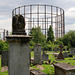 Across the cemetery to the gasworks