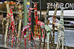 Beer Can Giraffes – Eastern Market, Washington, DC