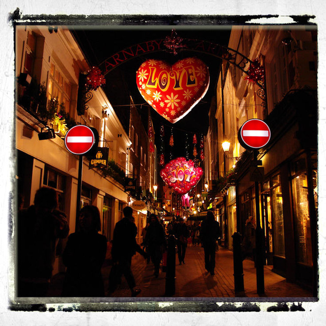 Carnaby Street no entry love and joy