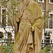 trinity church square statue, london