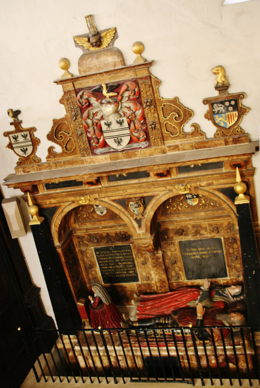 st.helen bishopsgate, london,tomb of sir john spencer 1609 and family  attrib. johnson