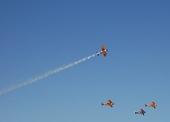 "Missing Man" formation in honor of Roy O. McCaldin - Yuma MCAS