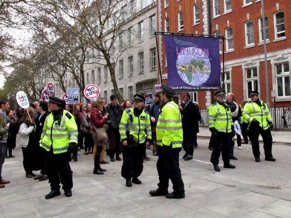 Assembling in Malet St