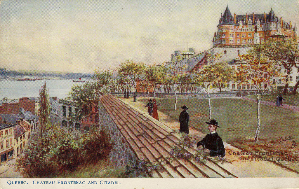 Quebec. Chateau Frontenac and Citadel.