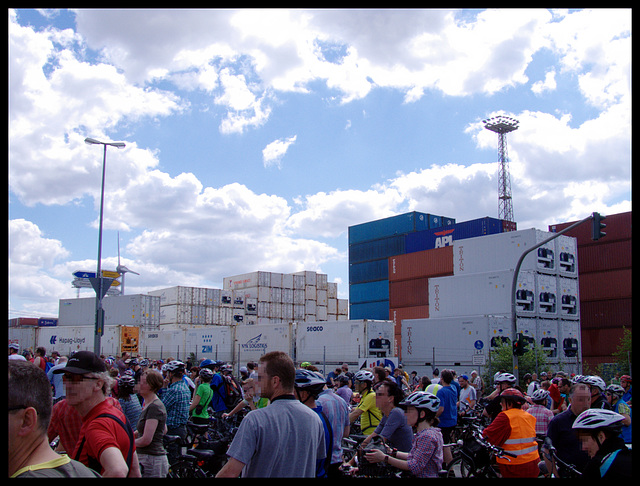 Fahrrad - Sternfahrt 2014, Hamburg