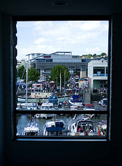 Bristol harbour festival from inside