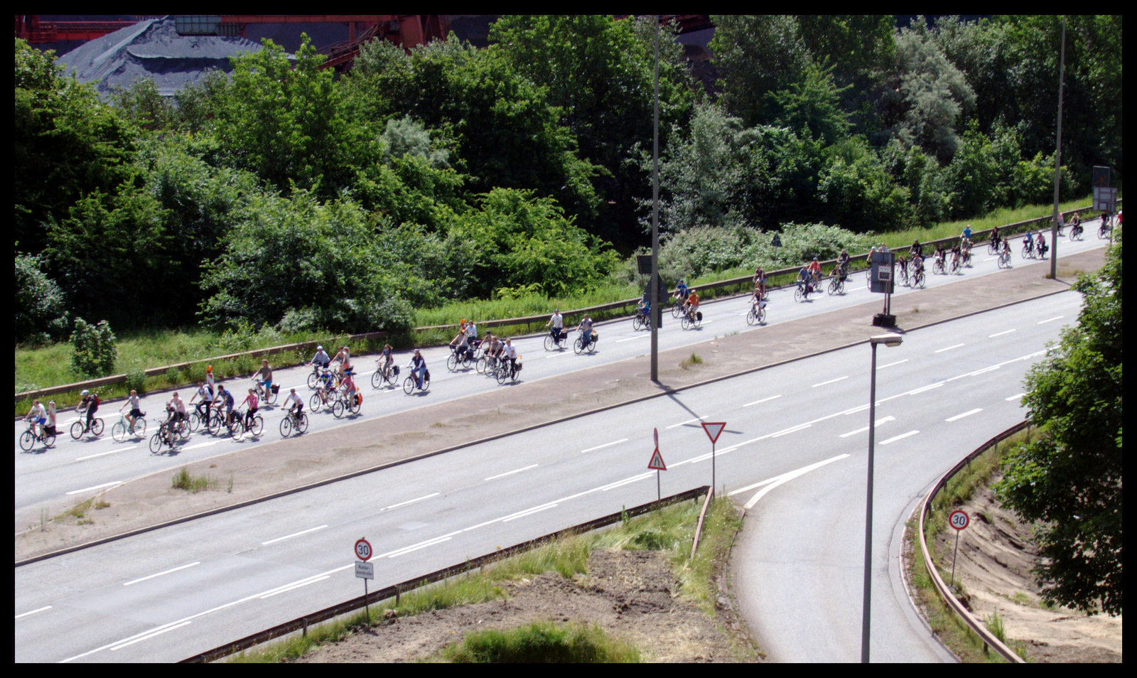 Fahrrad - Sternfahrt 2014, Hamburg