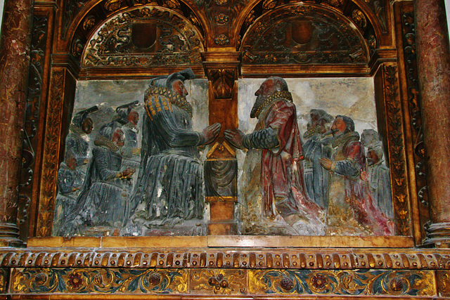 st.helen bishopsgate, london,tomb of richard staper and family, 1608