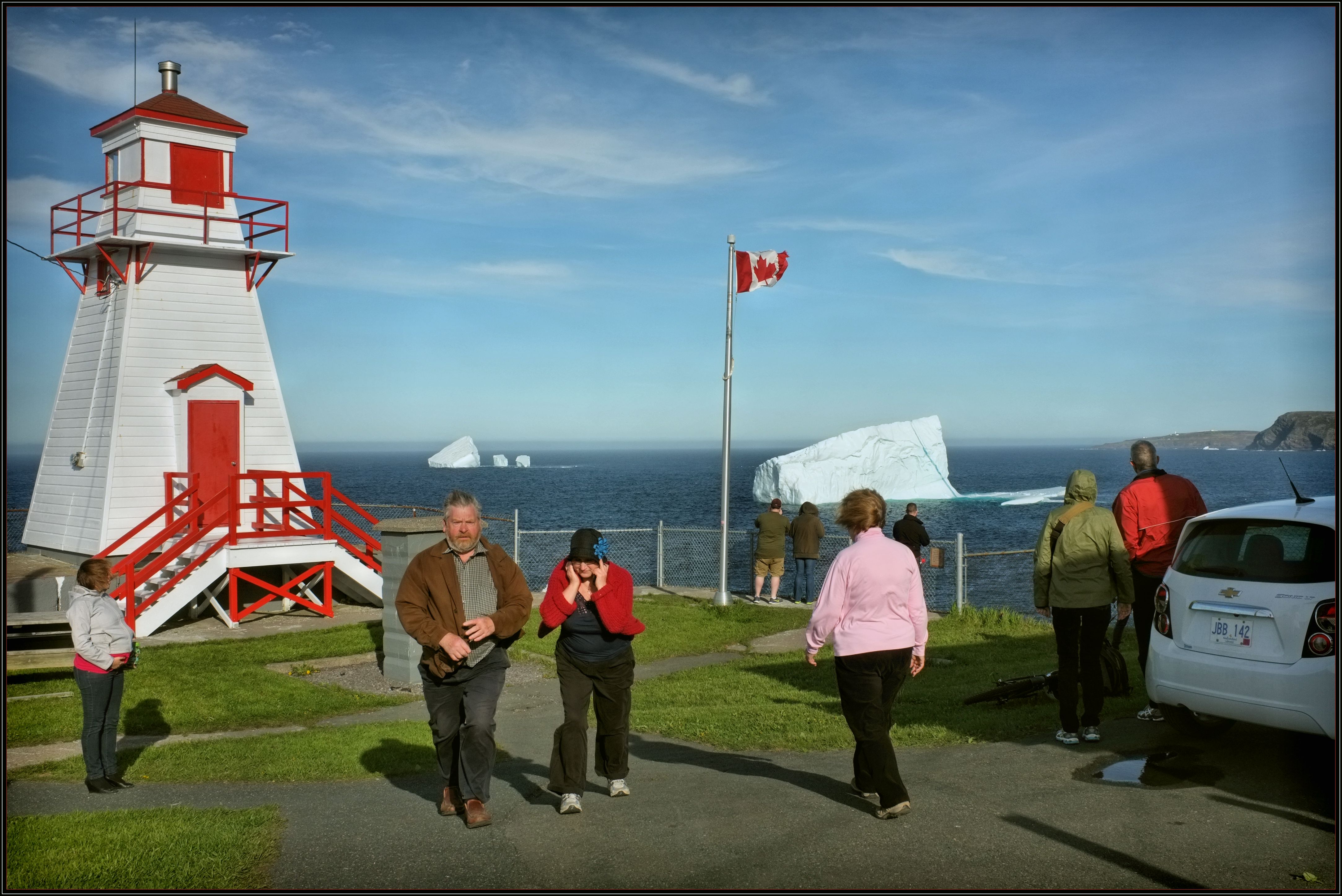 Watching the icebergs