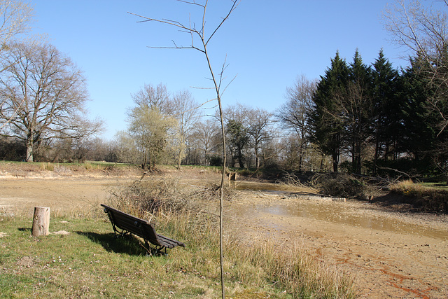 banc pour le repos