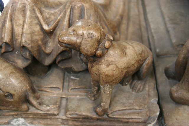 st.helen bishopsgate, london,detail of tomb of sir john crosby,+1476 and wife