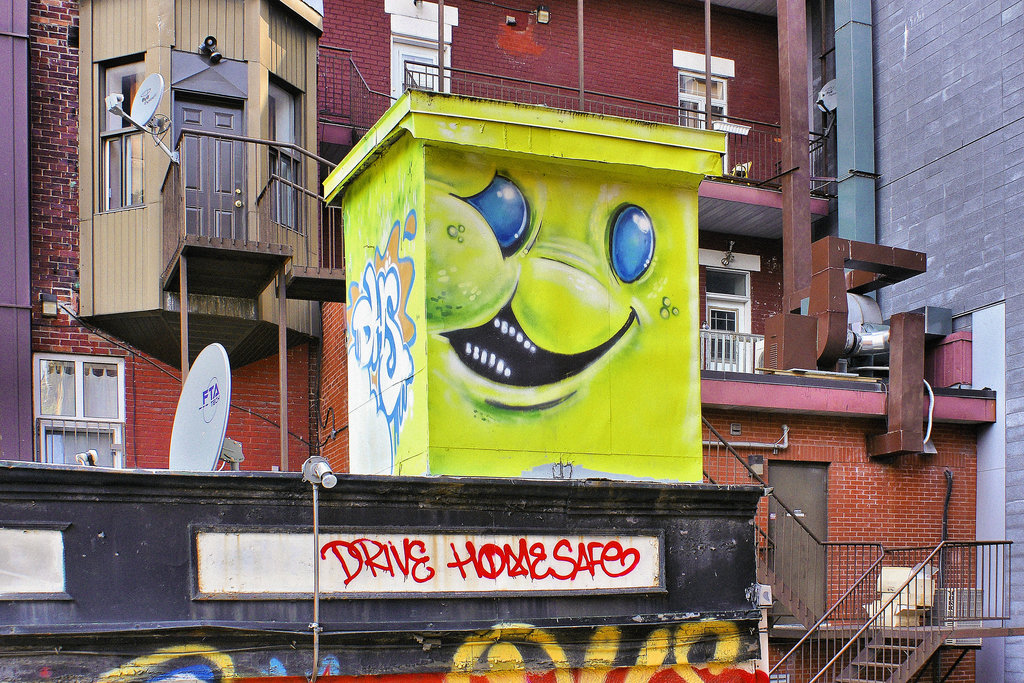 Drive Home Safe – Pierce Street near de Maisonneuve, Montréal, Québec